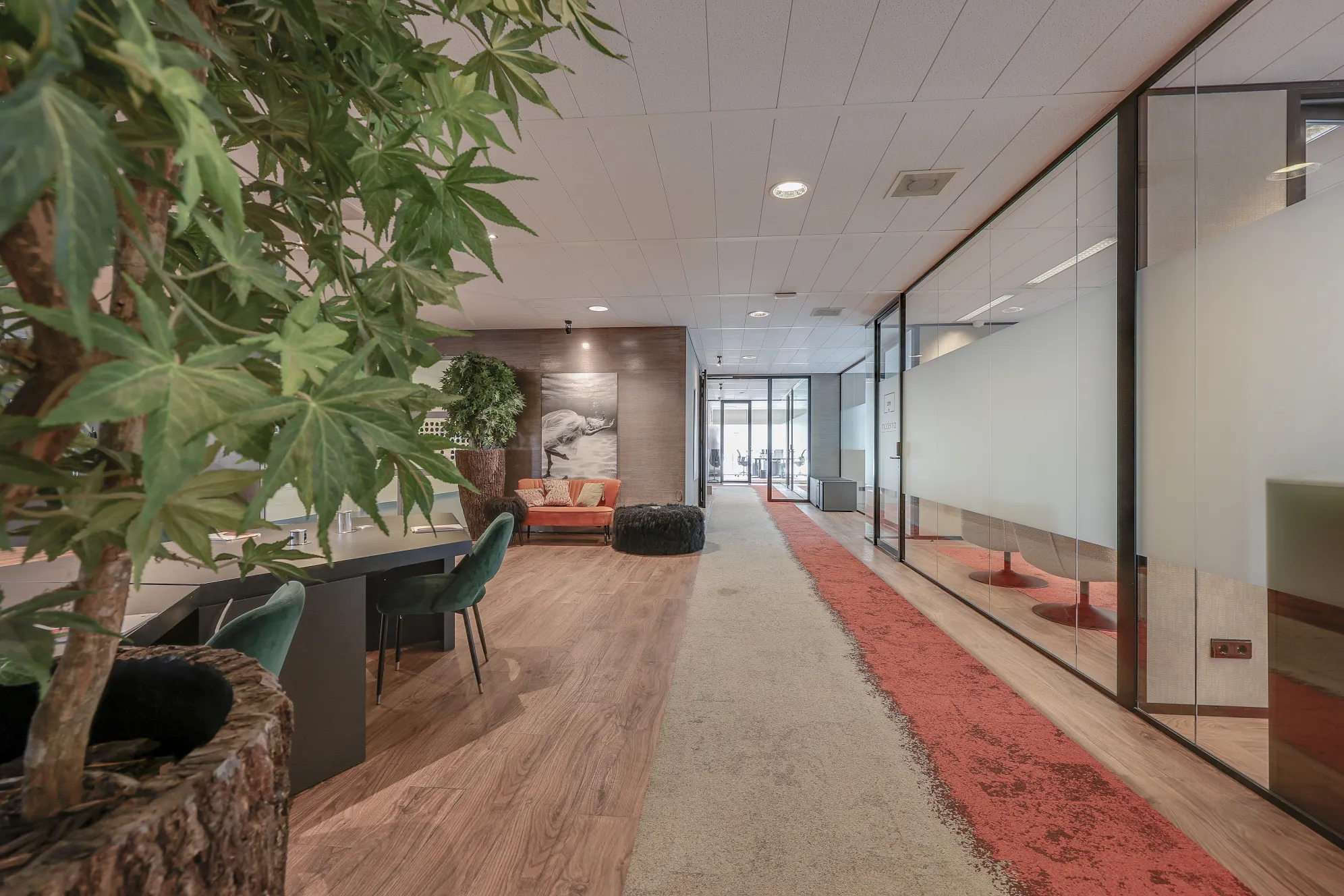 Private office at Tribes Amsterdam South Axis SOM